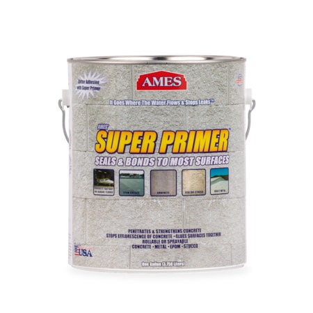 Ames Research Laboratories Ames Super Primer Acrylic Interior/Exterior Adhesive Primer 1 Gallon - Semi-Clear SP1